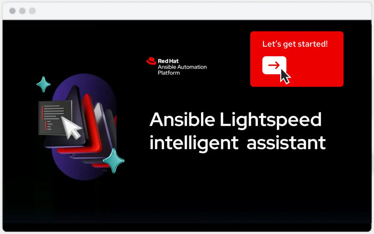 Assistente intelligente di Ansible Lightspeed - demo