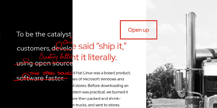 Seiten aus dem Dokument „Book of Red Hat“