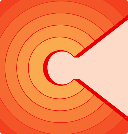 Abstract image with circles forming a 