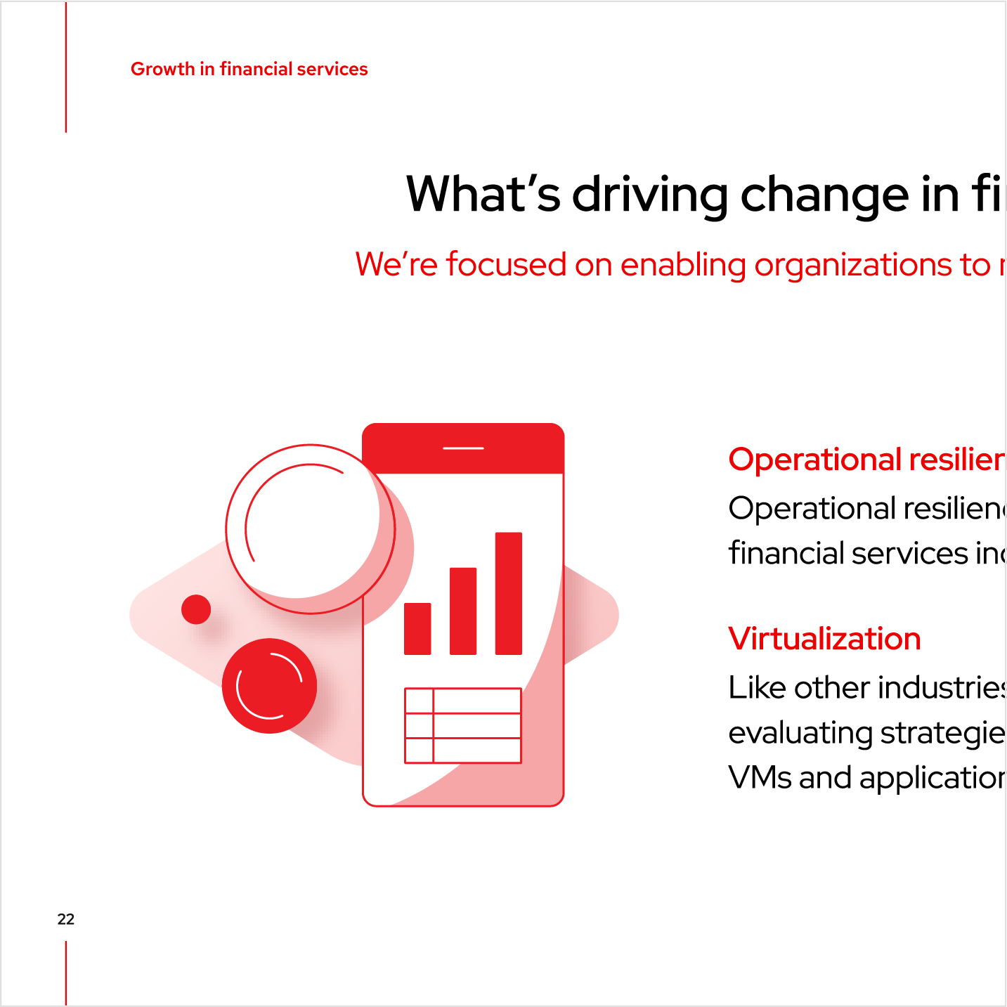 A screenshot of a presentation slide with a mini illustration beside text. The mini has a drop shadow and has been placed on top of the diamond base shape to create a mini collage.
