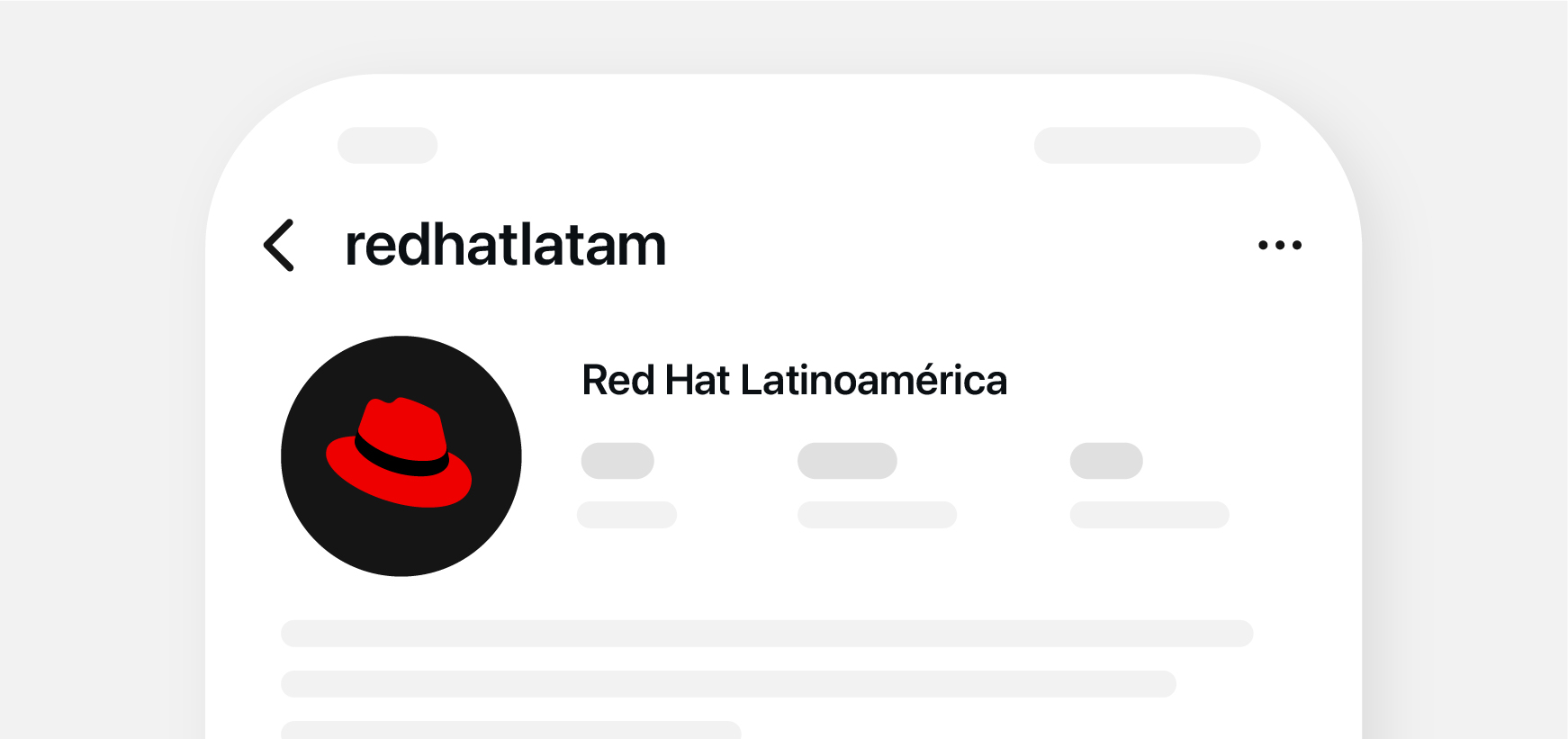 Page Instagram de Red Hat pour l'Amérique latine