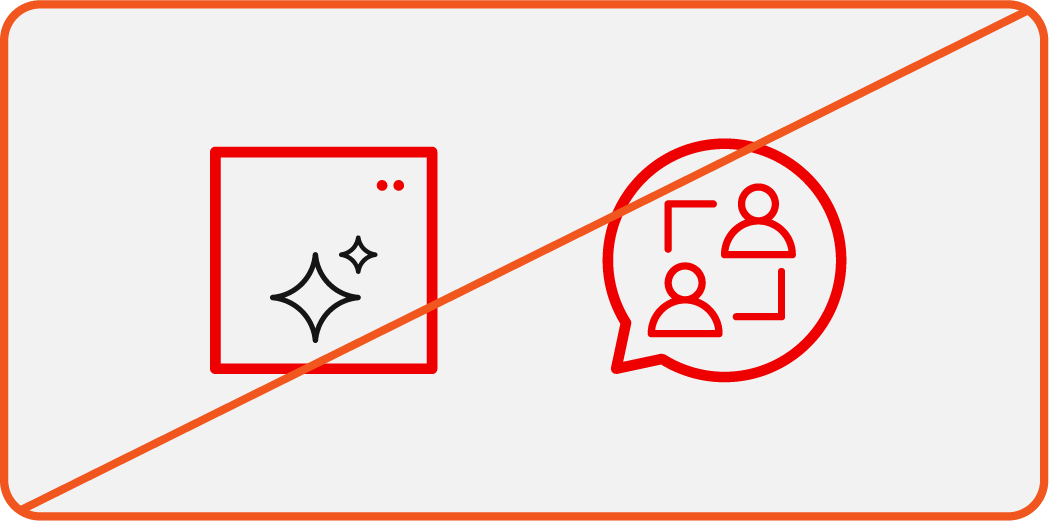 Image showing misuse: 2 icons that have had another icon placed on top of them.