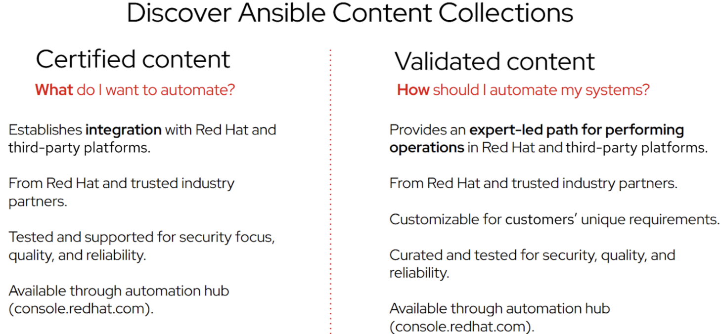 Figure 3. The difference between certified content and validated content.