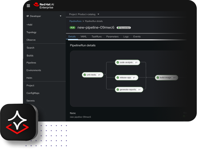 Red Hat AI Enterprise UI