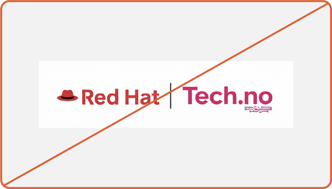 Image showing misuse: AI generated co-brand logo