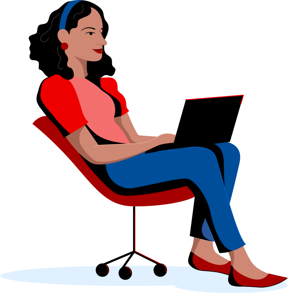 Image of Automation Architect using laptop