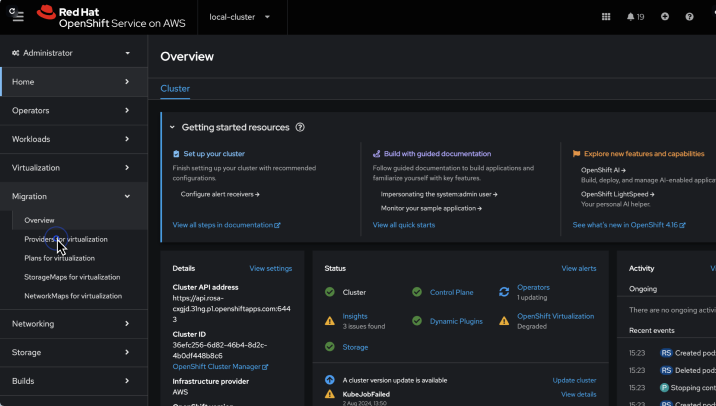 Migrate your VMs interactive walkthrough thumbnail