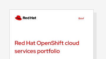 Immagine del video sui servizi cloud di Red&nbsp;Hat&nbsp;OpenShift