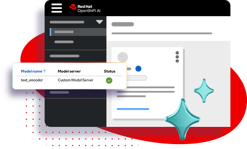 Red Hat 生成 AI 製品のスクリーンショット