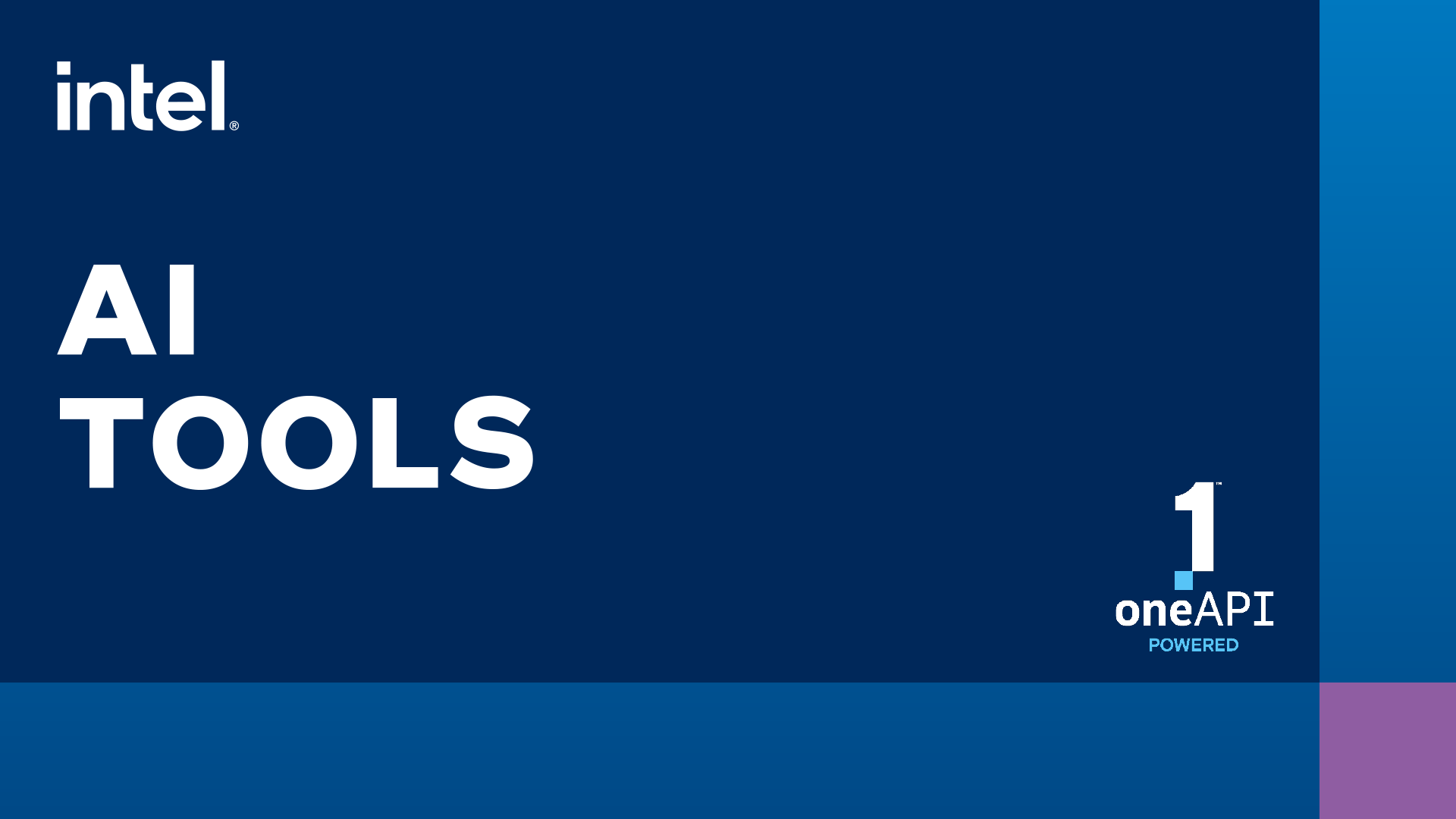 Intel AI ツールのロゴ