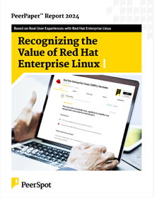 Peerspot - Recognizing the Value of Red Hat Enterprise Linux