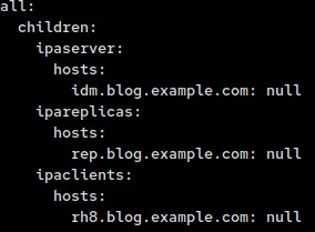 Red Hat IdM installation