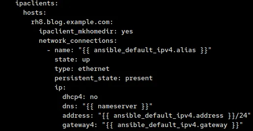Automating Red Hat IdM - change the nameserver
