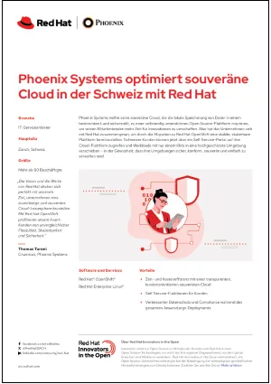 Phoenix Systems hebt die souveräne Cloud-Plattform auf das nächste Level