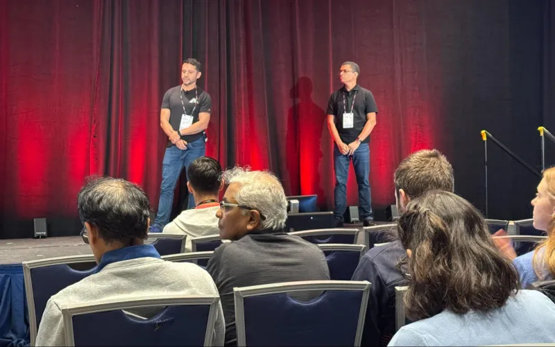 Welton Felipe, DevOps Engineer, and Gustavo Fiuza, IT Leader, with Banco do Brasil