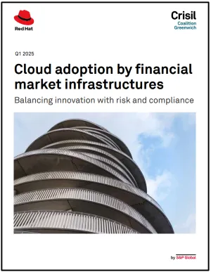 front cover of the Cloud adoption by financial market infrastructures analyst paper