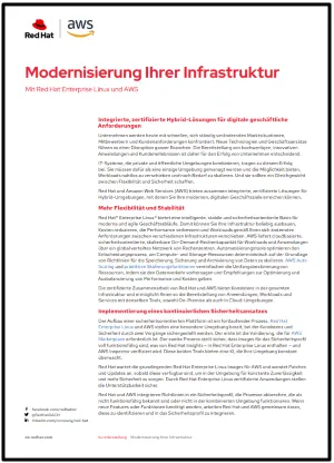 Modernisierung Ihrer Infrastruktur