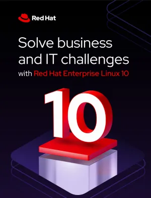Front cover of Red Hat Enterprise Linux 10 ebook